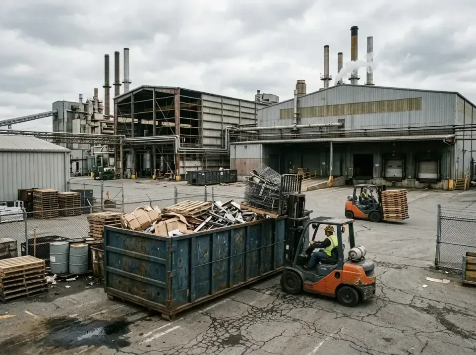 industrial-factory-scrap-conta-003 — frequently asked questions, Cheap Roll-off Dumpster Rentals in Muse, PA